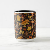 Mug Feuilles d'automne, baies, champignons et fleurs (Centre)