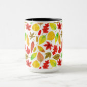 Mug Feuilles d'automne blanc (Centre)