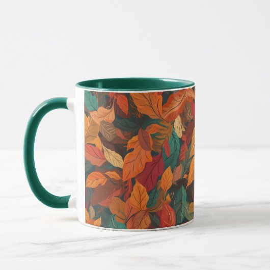 Mug Feuilles d'automne colorées (Gauche)