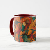 Mug Feuilles d'automne colorées (Devant gauche)