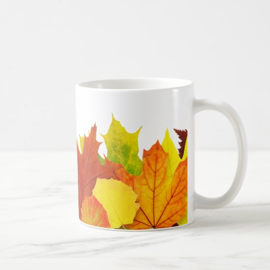 Mug Feuilles d'automne colorées (Droite)