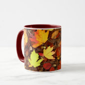Mug Feuilles d'automne colorées (Devant gauche)