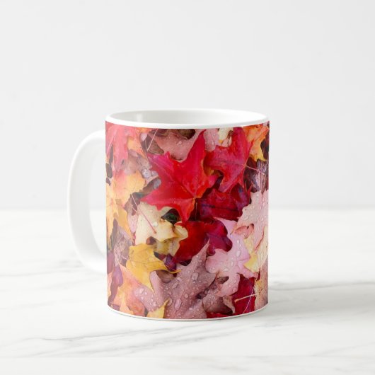 Mug Feuilles d'automne colorées (Devant gauche)