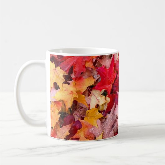 Mug Feuilles d'automne colorées (Gauche)
