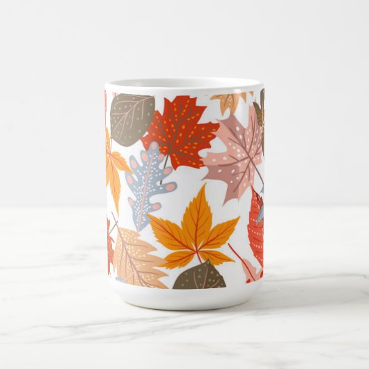 Mug Feuilles d'automne confortables Automne Motif mign (Centre)
