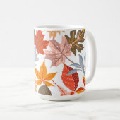 Mug Feuilles d'automne confortables Automne Motif mign (Devant droit)