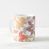 Mug Feuilles d'automne cosy tons chauds (Devant gauche)