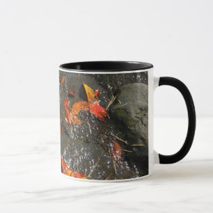 Mug Feuilles d'automne dans la cascade I Photographie