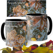 Mug Feuilles d'automne dans le courant forestier