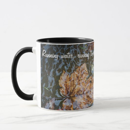 Mug Feuilles d'automne dans le courant forestier (Gauche)