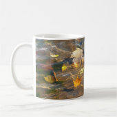 Mug Feuilles d'automne dans l'étang de l'eau Photograp (Gauche)