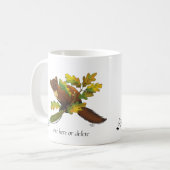 Mug Feuilles d'automne de Pine Marten (Devant gauche)