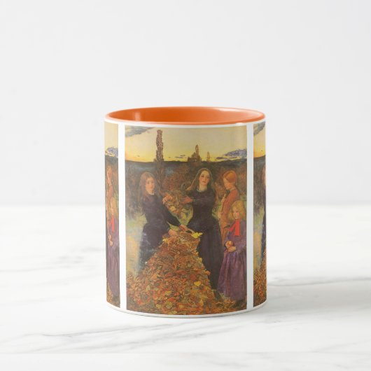 Mug Feuilles d'automne de Sir John Everett Millais (Centre)