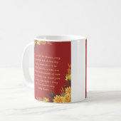 Mug Feuilles d'automne d'Emily Bronte (Devant gauche)