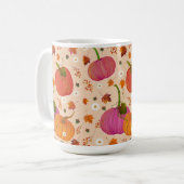 Mug Feuilles d'automne des Citrouilles fantaisistes (Devant gauche)