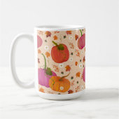Mug Feuilles d'automne des Citrouilles fantaisistes (Gauche)