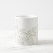 Mug Feuilles d'automne en blanc (Centre)