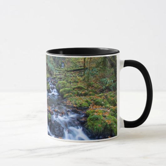 Mug Feuilles d'automne éparpillées le long du ruisseau (Droite)