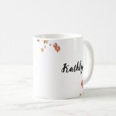 Mug Feuilles d'automne et Citrouilles S'il vous plaît  (Devant droit)