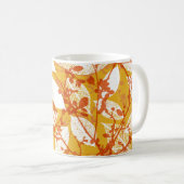 Mug Feuilles d'automne : Golden Vintage Repeat (Devant droit)