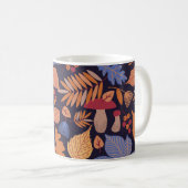 Mug Feuilles D'Automne, Illustration De Champignons Vi (Devant droit)