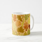 Mug Feuilles d'automne : impression en tissu transpare (Devant droit)