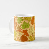 Mug Feuilles d'automne : impression en tissu transpare (Devant gauche)