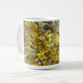 MUG FEUILLES D'AUTOMNE JAUNE (Devant gauche)