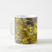 MUG FEUILLES D'AUTOMNE JAUNE (Devant gauche)