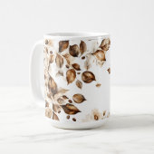 Mug Feuilles d'automne - Les accros du café (Devant gauche)