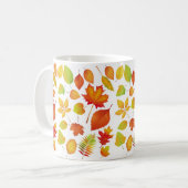 Mug Feuilles d'automne lumineuses (Devant gauche)
