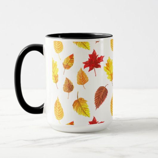 Mug Feuilles d'automne motif (Gauche)