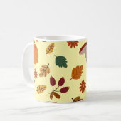 Mug Feuilles d'automne & motif de récolte (Devant gauche)