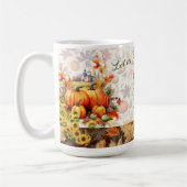 Mug Feuilles d'automne récolte automne Thanksgiving Mu (Gauche)
