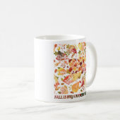 Mug Feuilles d'automne : Tee graphique saisonnière (Devant droit)