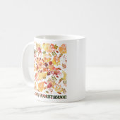 Mug Feuilles d'automne : Tee graphique saisonnière (Devant gauche)