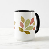Mug Feuilles d'automne venteuses (Devant droit)