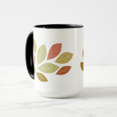 Mug Feuilles d'automne venteuses (Devant gauche)
