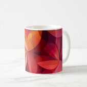 Mug 🍁 Feuilles d'automne vibrantes en rouge et orange (Devant droit)