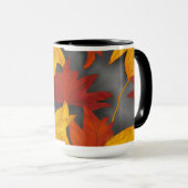 Mug Feuilles de automne confortables (Devant droit)