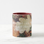 Mug Feuilles de chêne d'automne gelé (Centre)