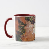 Mug Feuilles de chêne d'automne gelé (Gauche)