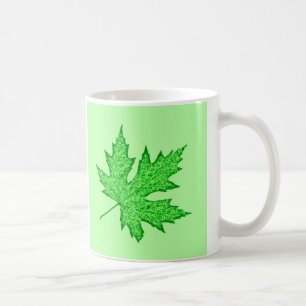 Mug Feuilles de chêne - nuances de vert
