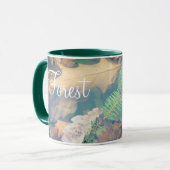 Mug Feuilles de chêne orange sous l'eau (Devant gauche)