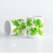 Mug Feuilles de chêne vert