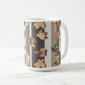 Mug Feuilles de couleur d'automne de bande (Devant droit)