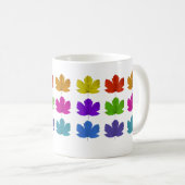 Mug Feuilles de érable colorées (Devant droit)
