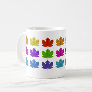 Mug Feuilles de érable colorées