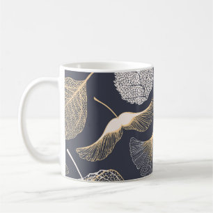Mug Feuilles de Ginkgo : Élégance florale incomparable