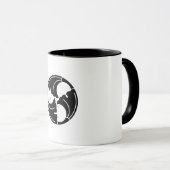 Mug Feuilles de ginkgo trisectées (Devant droit)